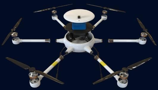 Tải trọng tối đa 120 phút 8kg Nhiều cánh quạt UAV dài120 Khả năng chống mưa nhẹ Máy bay không người lái sáu trục