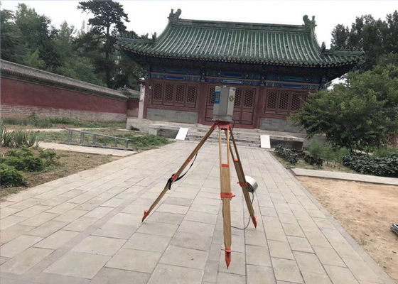 Phạm vi 1200m Quét tia laze trên mặt đất nhẹ trong xây dựng HS1200