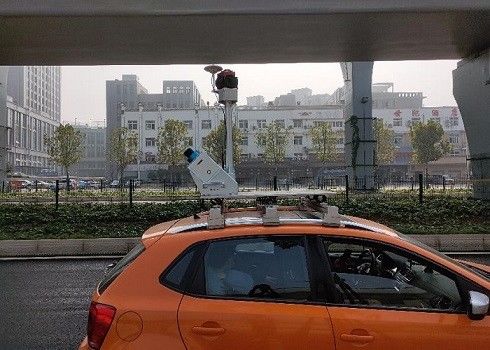 HiScan-C MMS Hệ thống LiDAR gắn trên xe Lập bản đồ radar nắp