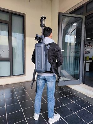 3D LiDAR HiSLAM cầm tay để quét và lập mô hình không gian nội thất