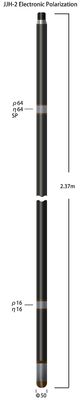 Điện trở suất 1-4000ΩM Độ chính xác của đầu dò phân cực điện tử 2% ± 1Ωm