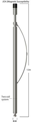10-10000 × 10-4 SI Công cụ ghi nhật ký hai cuộn dây Khả năng cảm ứng từ tính với độ phân giải F.S 5%