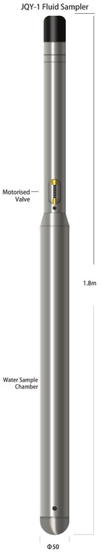 1L Mã lưỡng cực thể tích 1L Đầu dò lấy mẫu chất lỏng tín hiệu cho môi trường 75 độ 20MPa