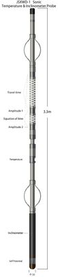 Đầu dò độ nghiêng nhiệt độ âm 125-555μS / M với cảm biến Pt100